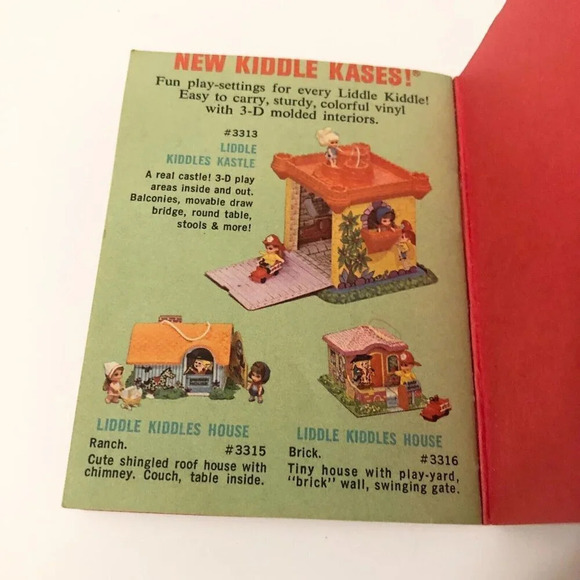 Vintage Liddle Kiddle Red Riding Hiddle Hood Storybook Doll Book Wolf Incomplete - Picture 12 of 16